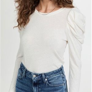 Z Supply Long Sleeve Puff Sleeve Cece Top